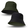 Ripstop Reversable Bucket Hats Black Olive